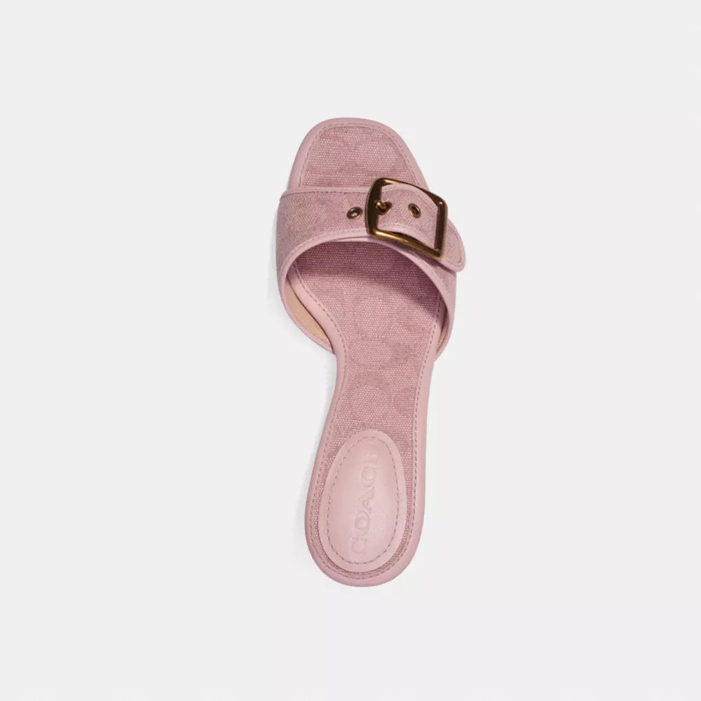 Coach Margot Kitten Heels carnation pink